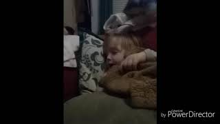 Two Year Old Memphis Reviews Petes Dragon Movie [upl. by Eical90]