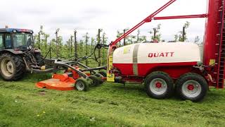 BAB Bamps nv Quatt Sprayer With Trailed Mower [upl. by Leanne721]