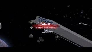 Chimaera with Tie Interceptor amp Tie Defender 5 star vs Executor standard setup [upl. by Lateehs173]