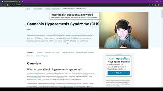 SEMPHIS experience Cannabinoid Hyperemesis Syndrome CHS [upl. by Inness334]