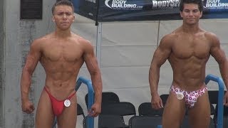 Teen Bodybuilders at Muscle Beach on Labor Day 2013 [upl. by Osnerol563]