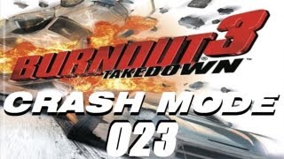 Burnout 3 Takedown Gold Medal Crash Mode 023  Dead End [upl. by Urbanus]