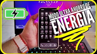 AHORRA BATERIA quotMODO ULTRA AHORRO DE ENERGIAquot🔋✅📲 iPHONE [upl. by Molton]