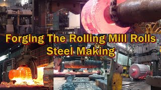 Forged Steel Roll  Work Roll and Back Up Roll For Rolling Mill [upl. by Zennie]