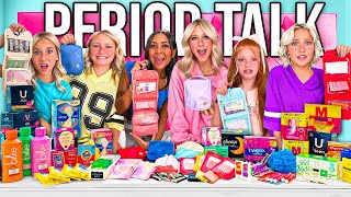 TEEN SISTERS PERIOD TALK Gets TOO REAL for our TWEENS 😳 BACK TO SCHOOL 2024 🩷 [upl. by Rora]