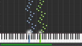 Hanon exercise 8 40 speed with fingering  Synthesia [upl. by Selimah]