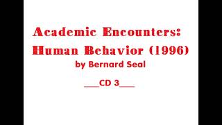 Academic encounter  Human behavior  CD 3 [upl. by Eneri]