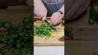 Pepper Chopping ASMR  Properly Seasoned properlyseasoned asmr food eat [upl. by Novelia]