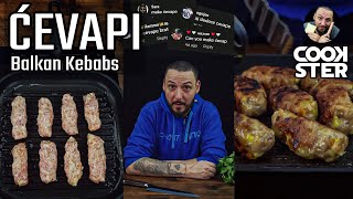 Cevapi Kakve do Sad Niste Probali  Balkan Kebabs Recipe ♨️  Cookster [upl. by Eob]