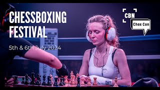 Chessboxing  Chox Con24  Live Stream [upl. by Annaeirb]