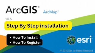 how to install arcgis 105 in windows 10 in hindi [upl. by Alimhaj]