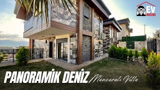 Kuşadası Kadınlar Denizinde Deniz Manzaralı Asansörlü Tripleks Villa I Kuşadası Satılık Villa [upl. by Candless]