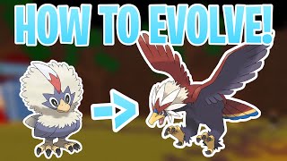 EVOLVING RUFFLET  ROBLOX POKEMON BRICK BRONZE [upl. by Naillik]