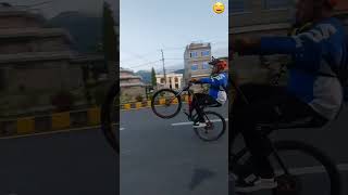 Manual And Rolling Stoppy  ☠️ cyclestunt stunt THSM FOR 150 SUB🥰 [upl. by Lounge]