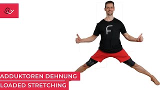 Spagat lernen  Loaded Stretching Übung für den Männerspagat [upl. by Adnalohs]