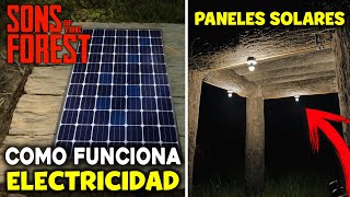 ✅ COMO TENER ELECTRICIDAD en SONS OF THE FOREST Guía Español NUEVA ACTUALIZACIÓN PANELES SOLARES [upl. by Crispen]