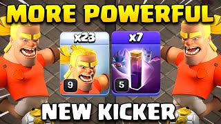 New TH13 Barbarian Kicker Attack Strategy  MORE POWERFUL in Clash of Clans [upl. by Eleen]