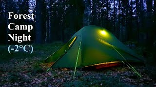 Forest Camp Night  Naturehike Cloud Up 2  March 2023 English [upl. by Landes]