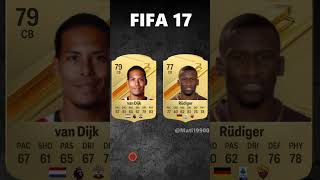 RUDIGER VS VAN DIJK FIFA EVOLUTION 👀🤯  FIFA 10  EA FC 24 eafcvandijk rudiger [upl. by Lirba]