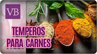 Temperos e Especiarias Para Carnes  Você Bonita 220917 [upl. by Yemrots540]