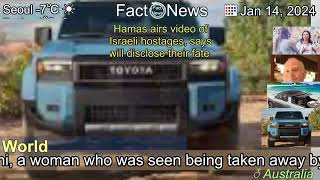 LatestHamas airs video of Israeli hostages says will disclose their fate [upl. by Narat]