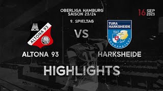 Altona 93 vs TuRa Harksheide  9 Spieltag Oberliga Hamburg  Highlights [upl. by Jehanna]