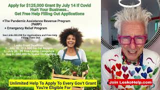 Apply for 125000 Grant By July 14 If Covid Hurt Your BusinessFree Help Filling Out Applications [upl. by Carley]