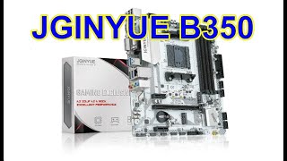 JGINYUE B350 MATX AMD AM4 Motherboard with NVME M2 What features highlight [upl. by Valley]