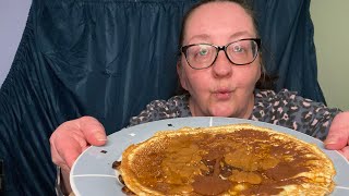 Pancake Tuesday eatingshow foodie mukbang [upl. by Nnaeiluj]