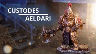 Custodes vs Aeldari  NEW Balance Dataslate  A 10th Edition Warhammer 40k Battle Report [upl. by Owades430]