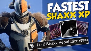 The FASTEST Shaxx XP Farm  How To Get Superblack Destiny 2 [upl. by Juxon]