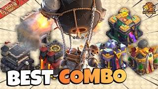 Combo Khí Cầu Hỏa Tiễn ở Mọi Cấp Độ Nhà Chính Đánh Sự Kiện Clash of clans  Akari Gaming [upl. by Aidul375]