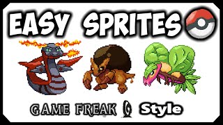 How does GAMEFREAK make their Pokémon Sprites [upl. by Medwin183]