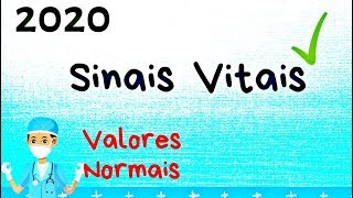 VALORES NORMAIS DOS SINAIS VITAIS  ATUALIZADO VIDEO AULA Anii G [upl. by Lertsek227]