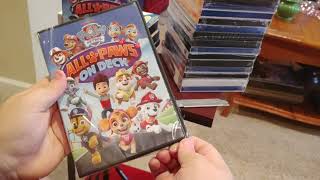 PAW Patrol All Paws on Deck DVD Unboxing Grandmas House Version [upl. by Nekcarb]