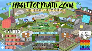 Fidget Pop Math Zone 🫧Multisensory Math Exploration  Radecki Literacy Playgrounds on KoalaGo [upl. by Nagud576]