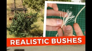 Modelling realistic bushes  model scenery tutorial 2 [upl. by Eerrehc616]