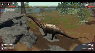 Apatosaurus vs a pair of Saurophaganax Prior Extinction [upl. by Junina]