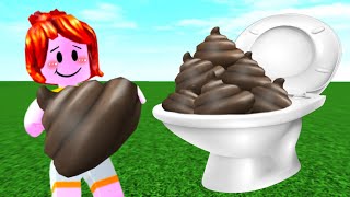 Roblox poop with friends [upl. by Ahsakat783]