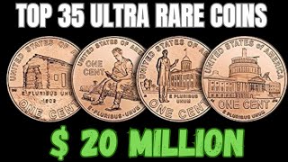 TOP 35 SURE RARE HIGH PRICE PENNIES WORTH MONEY [upl. by Eiramacissej288]