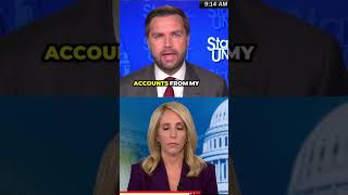 JD Vance Confronts Dana Bash You Let Kamala Harris Coast Without Scrutiny [upl. by Solohcin791]