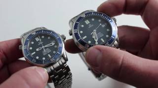 Omega Seamaster HeadToHead 255180 vs 253180 [upl. by Buddy]