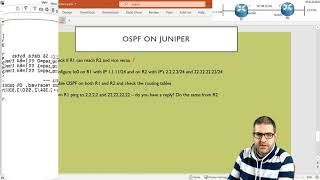 Configure OSPF Routing Protocol on Juniper Junos [upl. by Airyt]