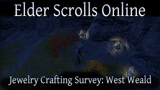 Jewelry Crafting Survey West Weald Elder Scrolls Online Gold Road ESO [upl. by Haidebej]