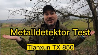 Metalldetektor Test halzlewolke Tianxun TX850 [upl. by Bromley]