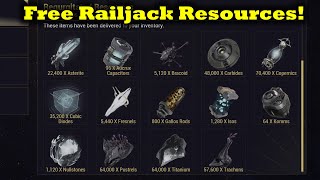 Warframe  Free Railjack Resources Helminth Subsuming Resource Change [upl. by Susejedairam269]