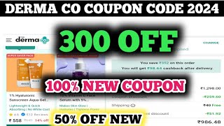 derma co coupon code 2024  the derma co coupon code  300 off new [upl. by Suillenroc]