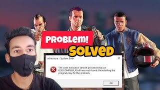 How to Fix D3DCompiler43dll Error Missing Windows 111087  GTA V Not Opening Error Fixed 2025 [upl. by Sybyl]