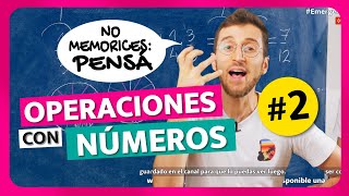 📚 ¡MATEMÁTICA sin MEMORIZAR  Clase 2 Operaciones y Números [upl. by Amees]