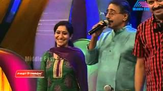 Singer Sujatha Mohan and her husband Mohan singing live [upl. by Nnanaej]